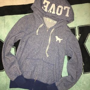 VS Pink full zip hoodie